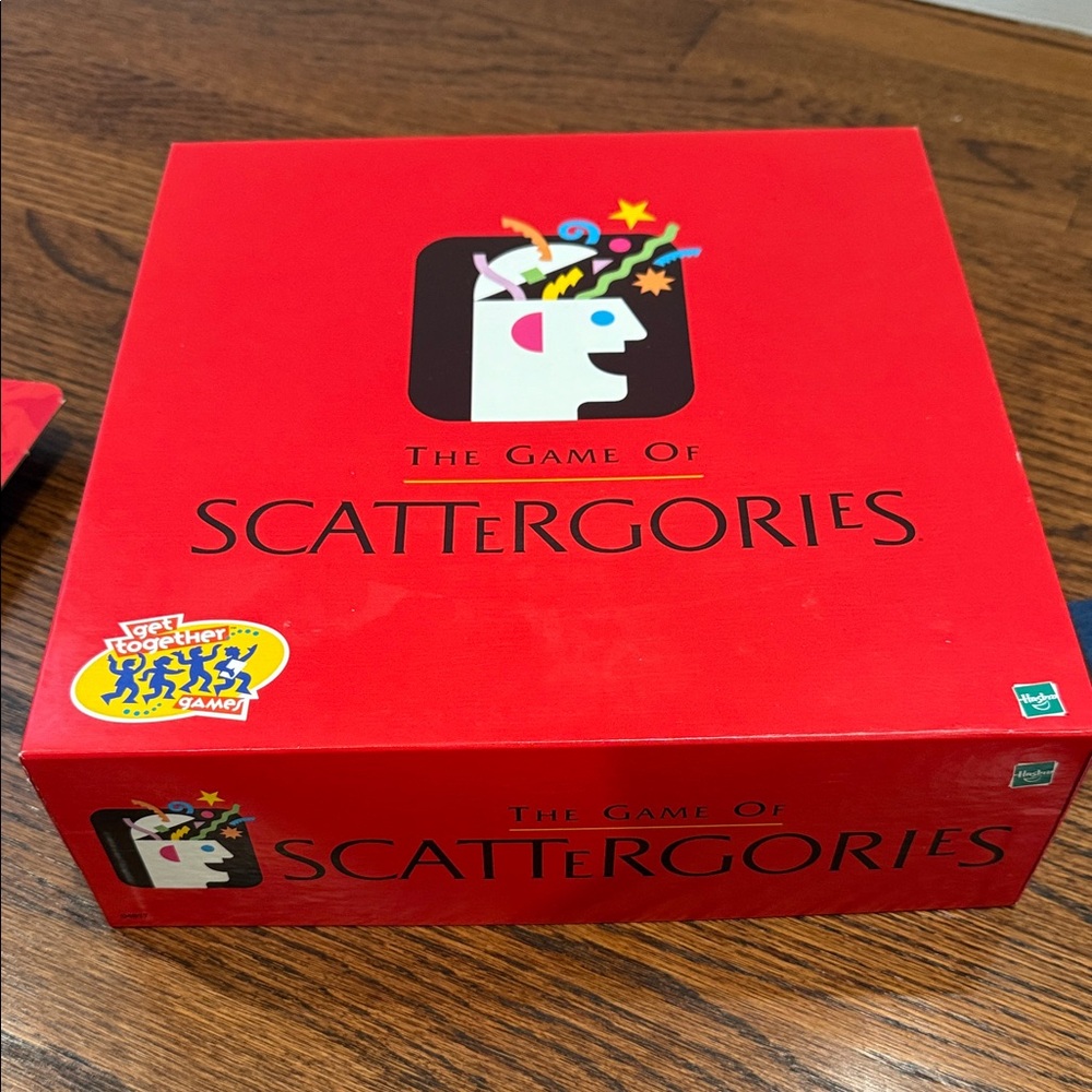 Hasbro Scattergories Game - Vibrant Red